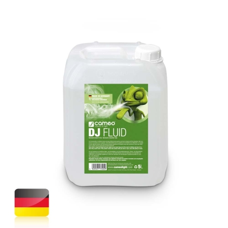 Image principale du produit Cameo DJ FLUID 5L - Liquide pour machines à fumée à densité et tenue moyennes 5 l