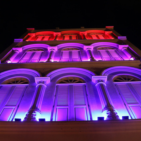 Image nº3 du produit Cameo FLAT PRO FLOOD IP65 TRI Projecteur Extérieur avec LED COB tricolore 60 W boîtier noir