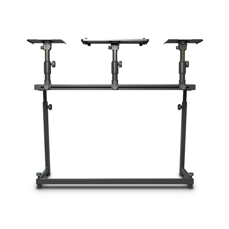 Image nº16 du produit Gravity FDJT 01 Stand table pour studio ou DJ avec support pour enceintes et ordinateur portable