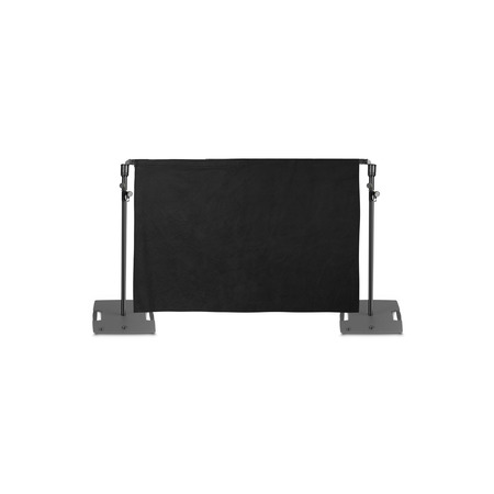 Image nº4 du produit Gravity PAD C B 2 - Rideau larg 3.5m hauteur 2.55m Molton court pour système de rideau « Pipe and Drape »