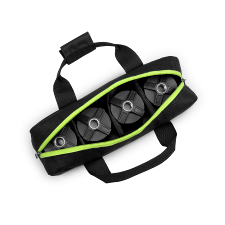 Image nº5 du produit Gravity SA BELT 1 B SET 1 - 4 bandes guide foule rétractable pour montage sur pied micro, avec housse de rangement