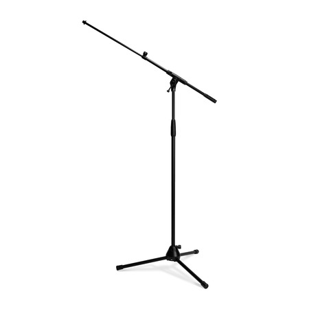 Image principale du produit TMS 4332 B Gravity - Pied e micro Touring avec trépied et perchette télescopique à 2 points de réglage, noir