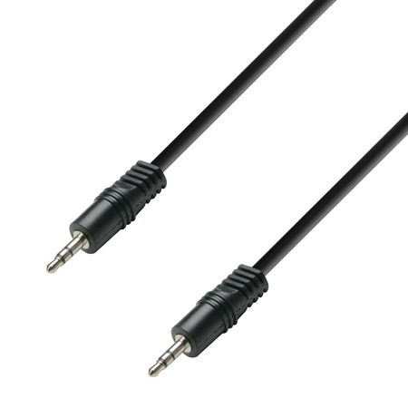 Image principale du produit Câble audio mini jack 3.5 mm mâle vers mini jack 3.5 stéréo mâle 1.5m