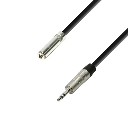 Image principale du produit Adam Hall Cables 4 STAR BYW 0300 - Rallonge casque jack 3,5 mm TRS vers jack 3,5 mm TRS 3 m