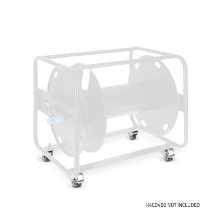 Image nº3 du produit CD CASTOR SET Adam Hall - Jeu de roulettes pour K4CD450 & K4CD650