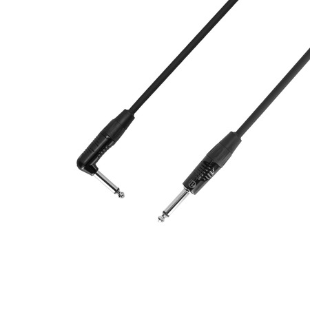 Image principale du produit Câble d'instrument REAN 6,3 mm jack coudé sur 6,3 mm jack 0,60m