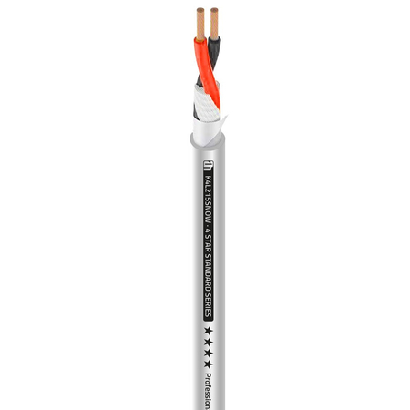Image principale du produit Adam Hall Cables 4 STAR L 215 SNOW - Câble de haut-parleur 2 x 1,5 mm²