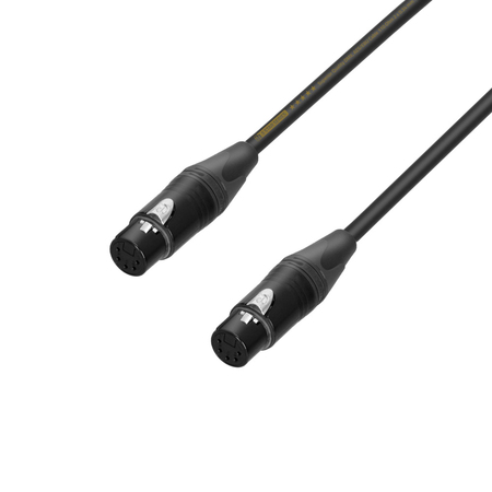 Image principale du produit Câble adaptateur XLR 5 broches femelle vers XLR 5 broches femelle neutrik 20cm