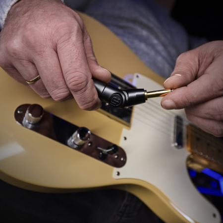 Image nº6 du produit Câble d’instrument jack droit et coudé Adam Hall FLIPJACK de Palmer 6 m