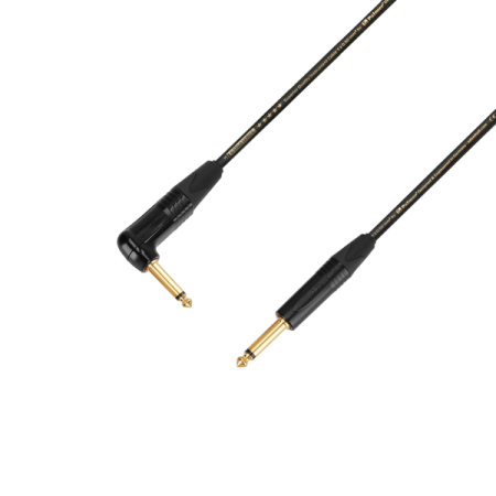 Image principale du produit Câble palmer et Jack Neutrik mono pour instrument coudé vers droit 4m50