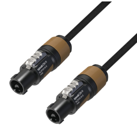Image principale du produit Câble Enceinte 2 x 1,5 mm² Neutrik Speakon 2 Points vers Speakon 2 Points 5 m