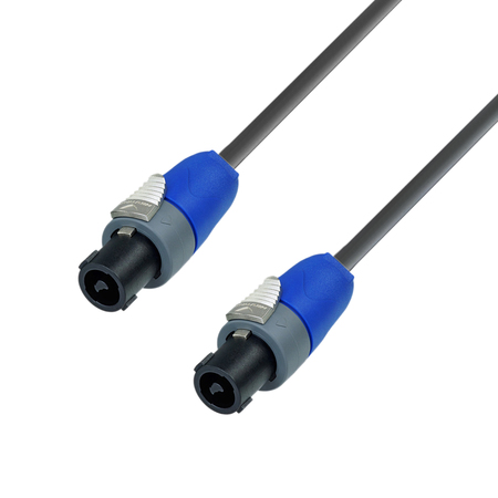 Image principale du produit Câble Enceinte ultra flexible 2 x 2,5 mm² Neutrik Speakon 4 pôles 2m