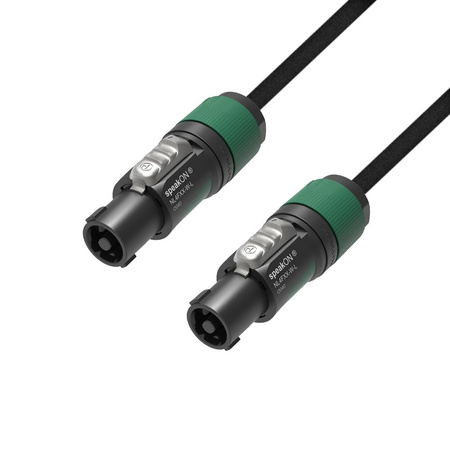 Image principale du produit Câble Enceinte ultra flexible 2 x 2,5 mm² Neutrik Speakon 4 pôles 5m