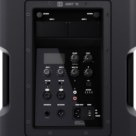 Image nº5 du produit ANNY 10 LD Systems - Enceinte autonome sur batterie avec bluetooth et mixage