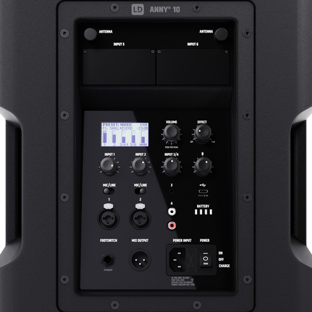 Image nº6 du produit ANNY 10 LD Systems - Enceinte autonome sur batterie avec bluetooth et mixage