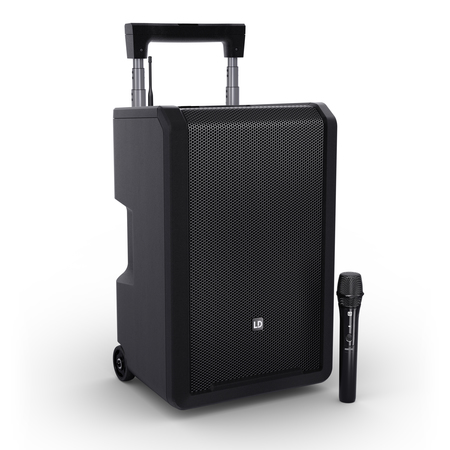 Image principale du produit LD Systems ANNY 10 HHD B5 - Enceinte sur batterie 10 pouces bluetooth avec micro main HF bande B5