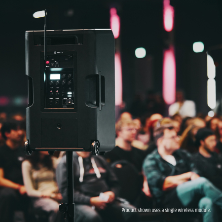 Image nº24 du produit ANNY® 12 HBH2 B5 LD Systems - Enceinte autonome 12″ portable Bluetooth® sur batterie avec mixage et 1 micro main + 1 serre tête sans fil