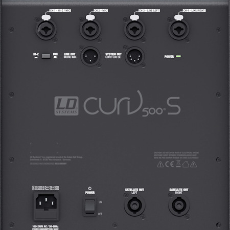 Image nº5 du produit LD Systems CURV 500 AVS - Système line array portable « AV Set » avec câbles HP