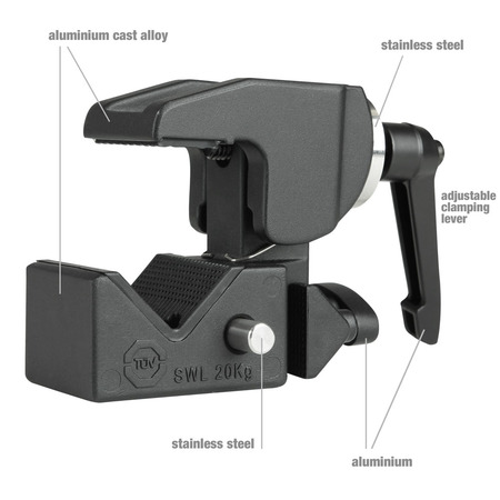 Image nº5 du produit LD Systems CURV 500 TMB - Fixation Truss pour satellites CURV 500®