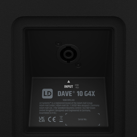 Image nº9 du produit LD Systems DAVE 10 G4X - Système de sonorisation 2.1 amplifié compact