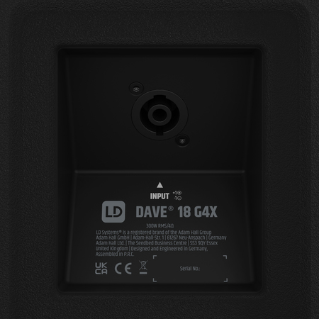 Image nº9 du produit LD Systems DAVE 18 G4X - Sonorisation 2.1 amplifiée 4000W mixage Bluetooth DSP