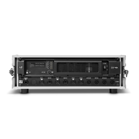 Image principale du produit LD Systems DSP 45 K RACK - 4-Channel DSP Power Amplifier and Patchbay in 19