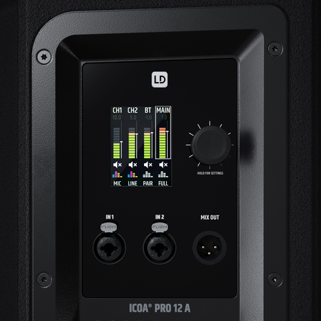 Image nº6 du produit ICOA PRO 12 A LD Systems - Enceinte active 12 pouces avec Bluetooth et App 2000W 133dB