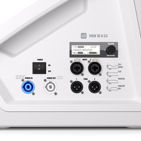 Image nº4 du produit LD Systems MON 10 A G3 W - Retour de scène coaxial actif 10