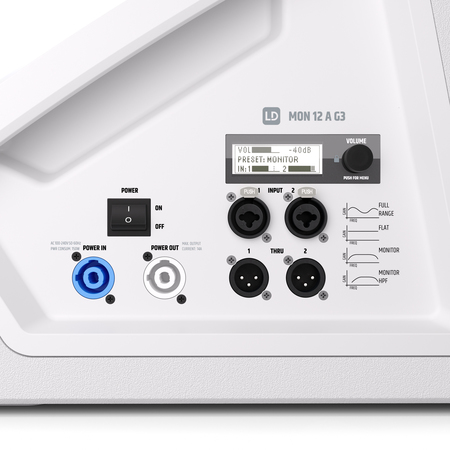 Image nº4 du produit LD Systems MON 12 A G3 W - Retour de scène coaxial actif 12