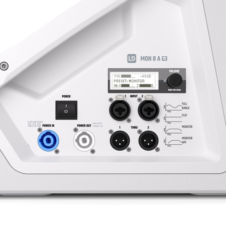 Image nº4 du produit LD Systems MON 8 A G3 W - Retour de scène coaxial actif 8