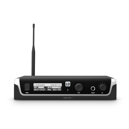Image nº5 du produit U505 IEM BUNDLE LD Systems  - Système ear monitor 30mW avec 2 x pocket - 584 - 608 MHz