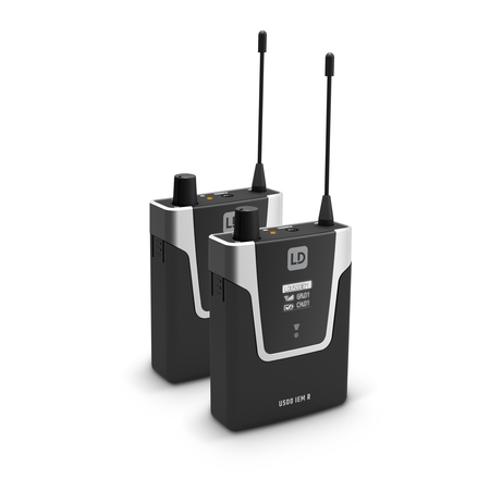 Image nº7 du produit U505 IEM BUNDLE LD Systems  - Système ear monitor 30mW avec 2 x pocket - 584 - 608 MHz