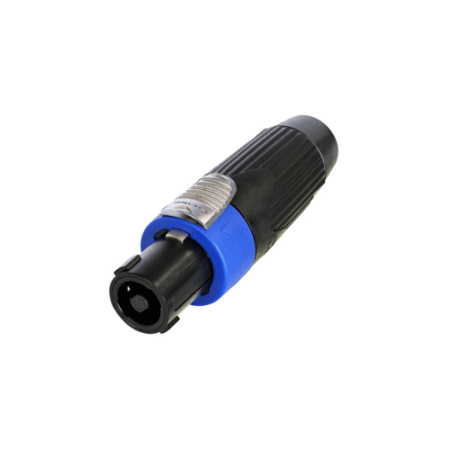 Image principale du produit Neutrik NLT4FXX-BAG - fiche speakon 4 contacts metal noire