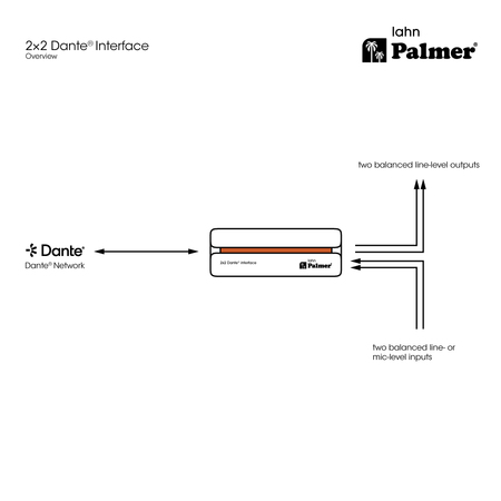 Image nº16 du produit Palmer RIVER lahn - 2x2 Dante® interface