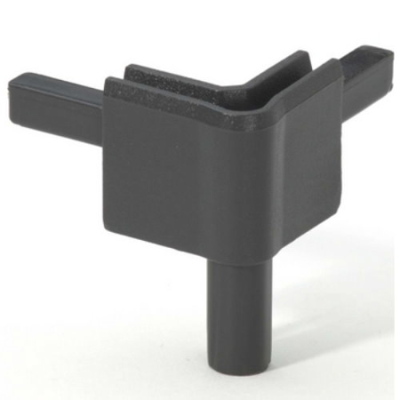 Image principale du produit Adam Hall Hardware Q 4502 FDG - Coin pour Profilé d'Emboîtement femelle gris-foncé