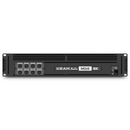 Image principale du produit Ram Audio MDi8-2K7 - 8 Channels Amplifier 8 x 340 W 4 Ohms