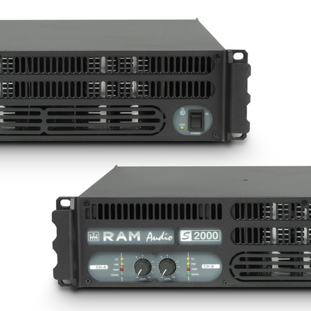 Image nº5 du produit Ram Audio S 2000 - Amplificateur Sono 2 x 1190 W 2 Ohms