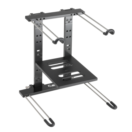 Image principale du produit Pied d'ordinateur SLT 006 B repliable avec tablette, noir