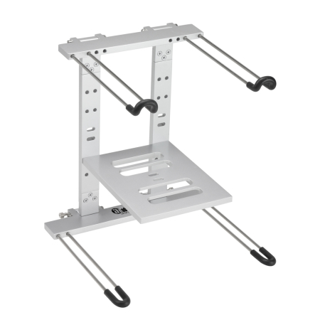 Image principale du produit Adam Hall Stands SLT 006 S - Pied d'ordinateur repliable avec tablette, argent