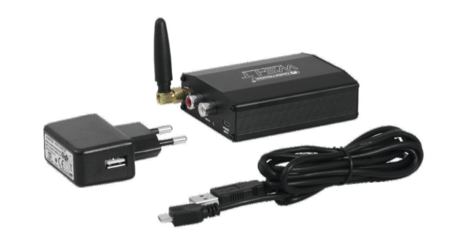 Image principale du produit Emetteur sans fil audio Omnitronic WS-1T numérique 2.4Ghz entrée RCA ou USB