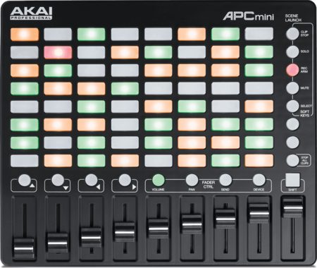 Image secondaire du produit Akai Contrôleur APC-MINI 8x8 Pads 9 Faders