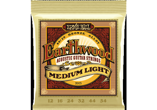 Image principale du produit 2003 ERNIE BALL - Jeu de cordes acoustiques - Medium light 12-16-24w-32-44-54