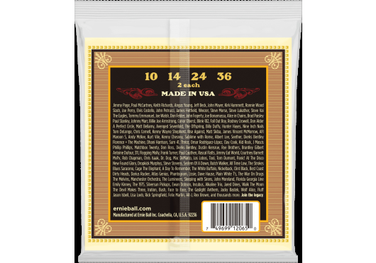 Image secondaire du produit 2065 ERNIE BALL - Jeu de cordes mandoline - medium à boucle 10-14-24w-36