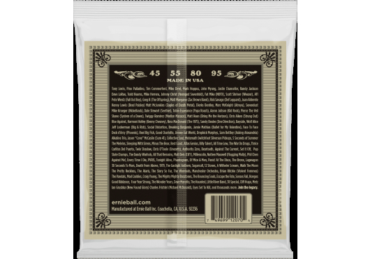 Image secondaire du produit 2070 ERNIE BALL - Jeu de corde pour basse acoustique -  45-55-80-95