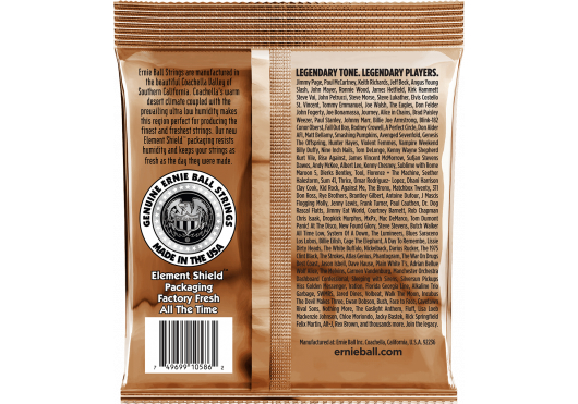 Image secondaire du produit 2143 ERNIE BALL - Jeu de cordes acoustiques - Custom medium 12,5-16,5-24w-34-46-56