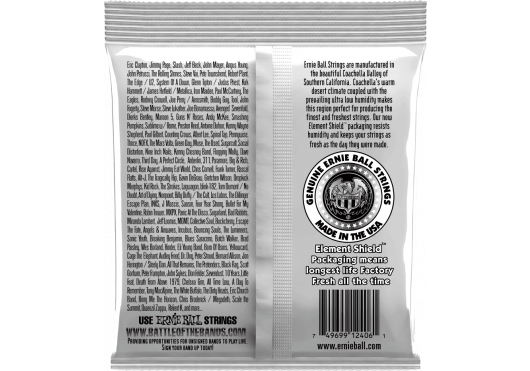 Image secondaire du produit 2406 ERNIE BALL - Jeu de cordes - Nylon noir-métal argenté