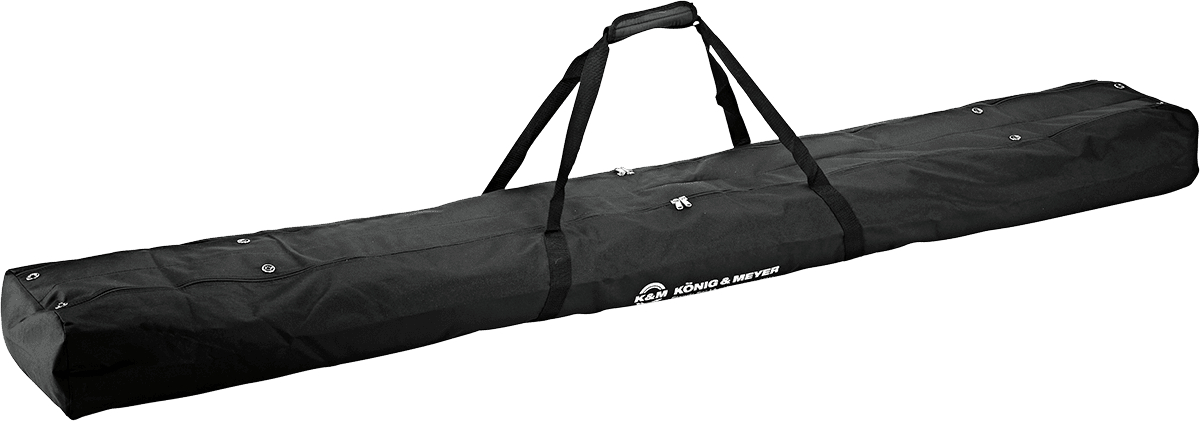Image principale du produit 24611 K&M - Sac noir pour 2 stands lumière ou pieds d'enceinte