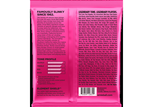 Image secondaire du produit 2834 ERNIE BALL - Jeu de cordes de basse - Super slinky 45-65-80-100