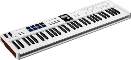 Image nº3 du produit ESSENTIAL3-61 ARTURIA - Clavier MIDI 61 touches blanc, USB, compatible DAW, plug-and-play,