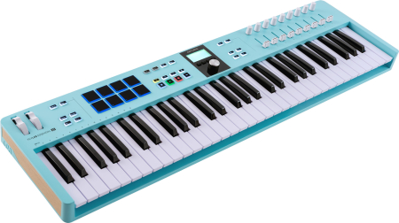 Image secondaire du produit KeyLab Essential 3 61 Aquamarine - Clavier MIDI 61 touches, contrôleurs DAW, pads, encodeur
